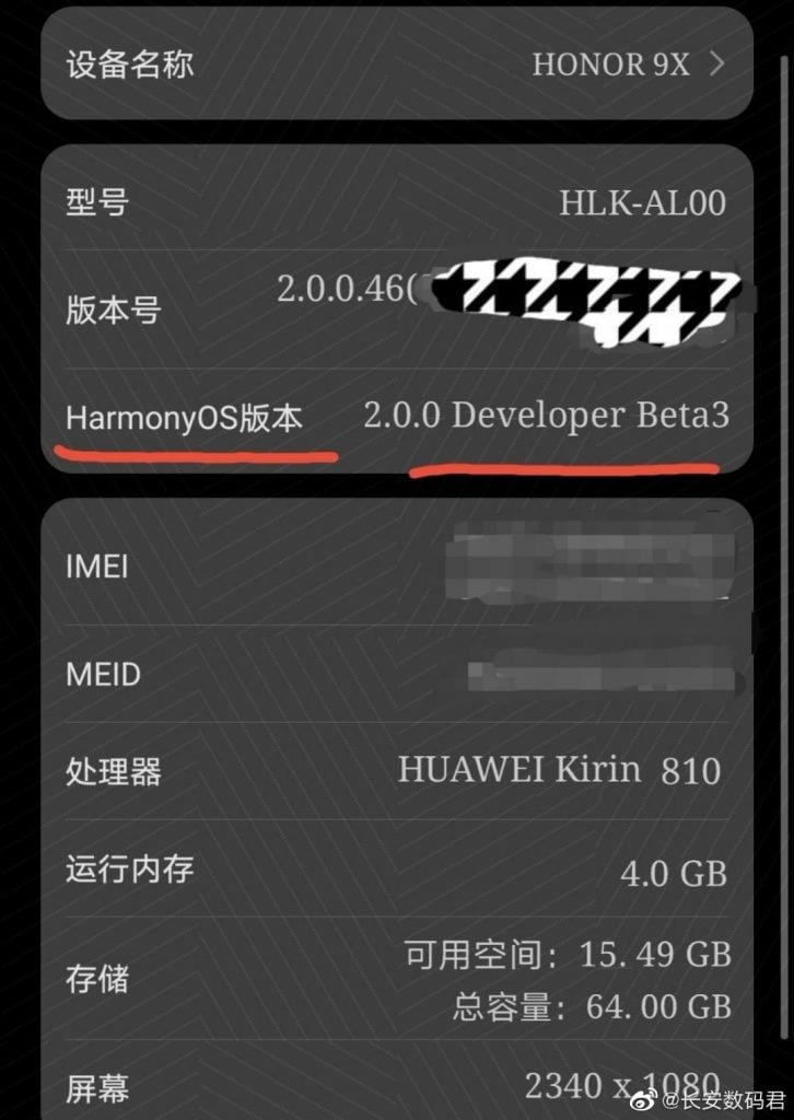 Honor 9X mit Harmony OS 2.0