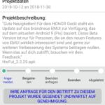 honor Play Beta-Test Anmeldung